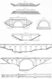 Vários estilos de viadutos. de Unbekannt