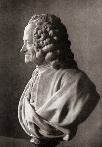 Voltaire, de The Story of Philosophy, publicado em 1926 (litho) de Unbekannt