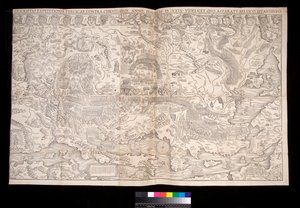 Mapa da Campanha Turca de 1529 por Johann Haselberg (fl.1514-37) e Christoph Zell (d.1590), Nuremberga de Unbekannt