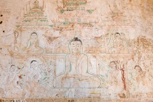 Pintura de parede, Sulamani Pahto, Bagan (foto) de Unbekannter Künstler