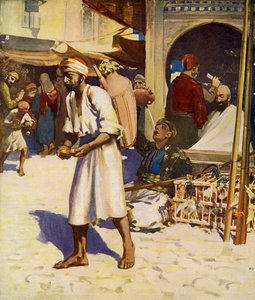 Vendedor de água, Palestina de Unbekannter Künstler