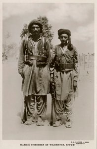 Tribos waziris do Waziristão, N.W.F.P. de Unbekannter Künstler