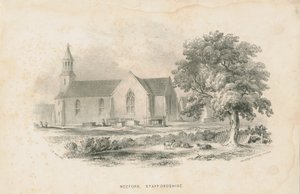 Igreja de Weeford: litografia, 1841 de Unbekannt