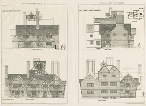 West Bromwich - "Os Carvalhos": Fotolitografia, agosto de 1876 de Unbekannt