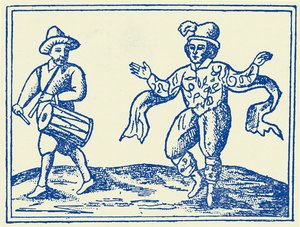William Kempe a dançar o Morris de Unbekannter Künstler