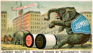 Willimantic Thread - anúncio de finais do século XIX de Unbekannter Künstler