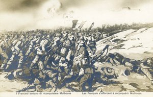 Primeira Guerra Mundial: A tentativa francesa de retomar Mulhouse de Unbekannter Künstler