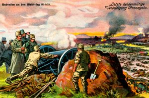 Primeira Guerra Mundial: Defesa austro-húngara de Przemyl de Unbekannter Künstler
