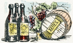 X - Xeres - Alfabeto de Entretenimento Infantil c.1890 (litografia) de Unbekannt