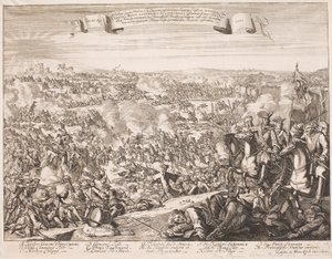 Folheto sobre a Batalha de Luzzara em 1702