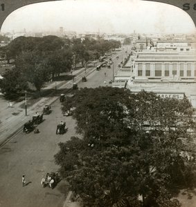 Chowringhee Road, Calcutá, Índia, c1900s. de Underwood and Underwood