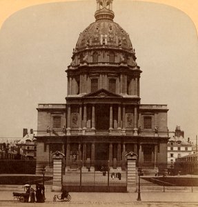Dome des Invalides, onde repousa o poderoso guerreiro - Tumba de Napoleão I., Paris, França, 1900. de Underwood and Underwood