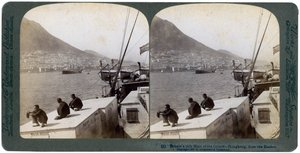 Hong Kong do porto, 1901 de Underwood and Underwood
