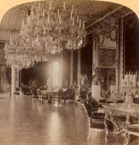 Na maravilhosa residência do rei Oscar II., Palácio Real de Estocolmo, Suécia, 1902. de Underwood and Underwood