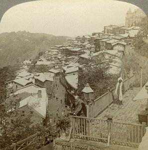 Simla, capital do verão nas Índias, c1900s. de Underwood and Underwood