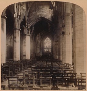 Catedral de St. Giles, Edimburgo, Escócia, 1896. de Underwood and Underwood