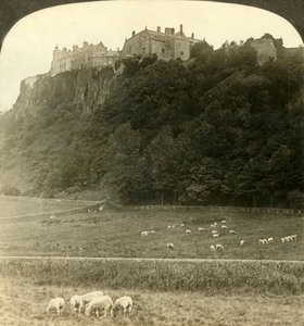 Castelo de Stirling, a sede dos reis dos velhos tempos ... Escócia, c1900. de Underwood and Underwood