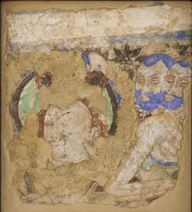 Bodhisattvas e monges, da gruta 224 de Unidentified