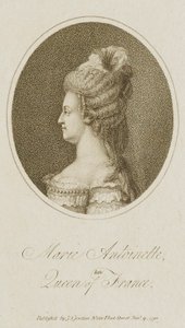 Maria Antonieta, antiga rainha de França de Unidentified