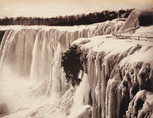 [Cataratas do Niágara, congeladas] de Unidentified