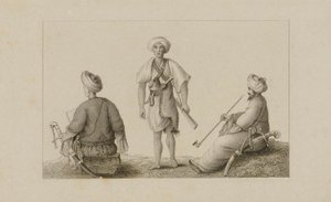 Três homens de turbante de Unidentified