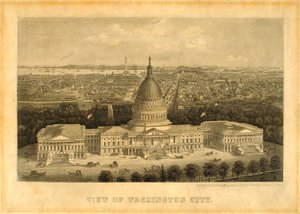Vista da cidade de Washington de Unidentified