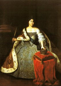 Retrato de Catarina I da Rússia de Unidentified painter label QS