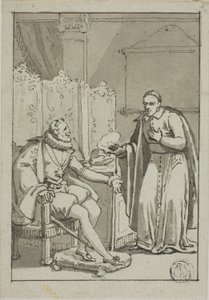 Audiência do Cardeal com Henrique IV de Unknown