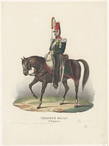 Caçador voluntário belga, 1830 Chasseur Belge (2.me Régiment) (título no objeto) de Unknown
