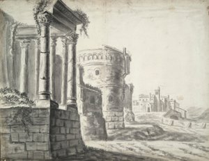 Ruínas clássicas e outros edifícios de Unknown