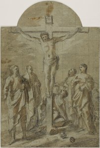 Crucificação com Santos de Unknown