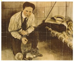 Harry Houdini c.1898 (foto sépia) de Unknown