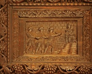 Painel da porta 5C: a adoração dos magos de Unknown