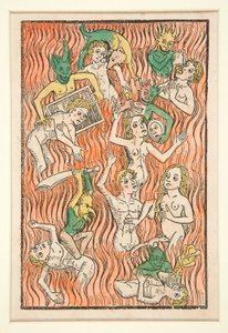 Purgatório, ilustração de The Soul Root Garden de Unknown