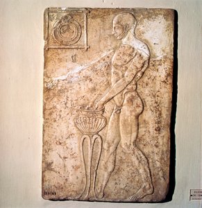 Alívio Votivo Romano de Atleta do Período Republicano, Roma, século II a.C. de Unknown