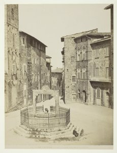 San Gimignano, Piazza Cavour cis da cisterna de Unknown