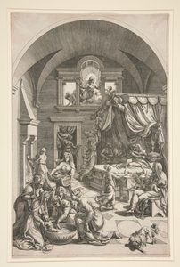 O Nascimento de São João Baptista de Unknown