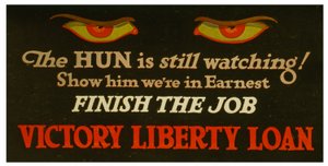 O Hun ainda está assistindo! Mostre-lhe que foram sinceros - termine o trabalho Victory Liberty Loan.rnc.1917 de Unknown