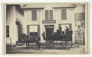 Sem título (loja S.K. Fisk com carrinha de entregas) de Unknown