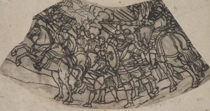 Guerreiros a cavalo de Unknown