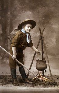 Um escuteiro nos anos 20 de Unknown Artist