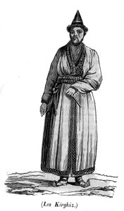 Um Quirguistão no século XIX. Os túrquicos que viveram desde a antiguidade, o vale do Yenissei médio (Quirguistão ou Quirguistão ou Quirguistão) de Unknown artist