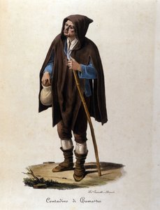 Um camponês da região de Camastra, na Sicília. de Unknown artist