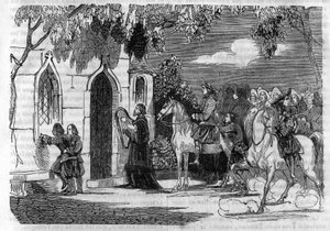 Um casamento na Bretanha, no século XIV. de Unknown artist