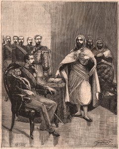 Abd El Kader e Napoleão III de Unknown