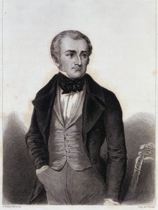 Adolphe Thiers (1797-1877) - gravura em “História da vida política e privada de Louis Philippe” de Unknown artist
