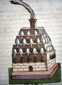 Alquimia: o Quarto Athanor de um livro de Pietro Andrea Mattioli (Matthiole) (1500-1577). Frankfurt de Unknown artist