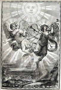 Figura Alegórica da Luz - A Luz para Monsenhor o eminente Cardeal Jules Mazarin (Giulio Raimondo Mazzarino ou Mazarino) (1602-1661) de Unknown artist