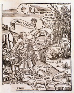 Alegoria da lógica da filosofia de Margarita por Gregor Reisch (1508) de Unknown artist