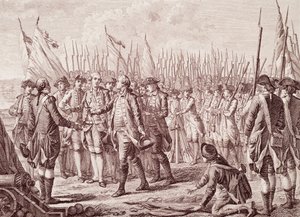 Guerra Revolucionária Americana: A rendição do Lorde Cornwallis de Unknown artist